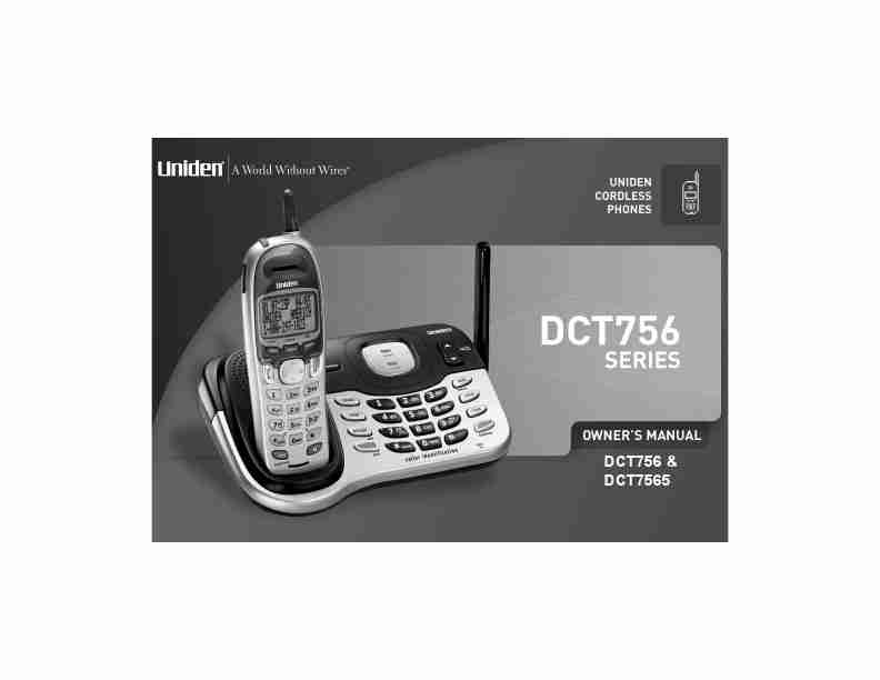 Uniden Cordless Telephone DCT756-page_pdf